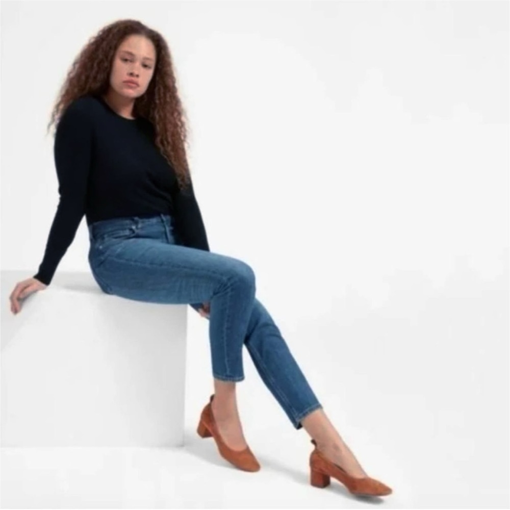 Everlane Skinny Leg High Rise Designer Denim Jeans